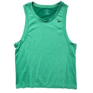 Fabletics Mens Green Sleeveless Performance Training Tank Top Size L RN134638